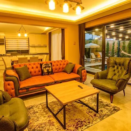 Soeguet 3 - 4 Bedroom With Jacuzzi In Villa Fethiye